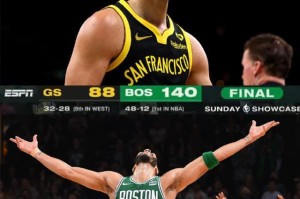 波士顿惨案库里仅得4分 冲刺阶段勇士当家又哑火
